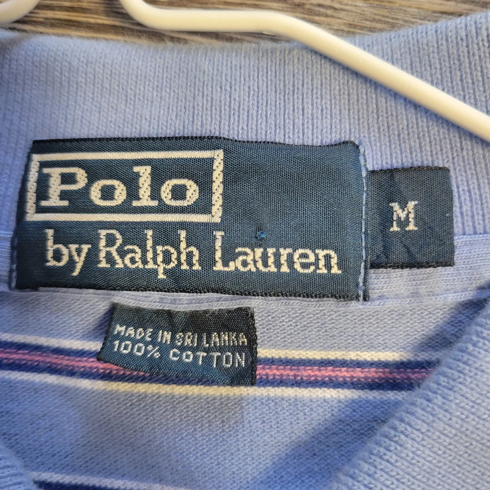 Polo Ralph Lauren Mens Striped Polo Shirt Size Medium‎
